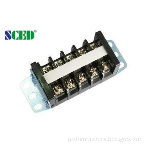 600V 30A Black PCB High Current Terminal Block For Server S